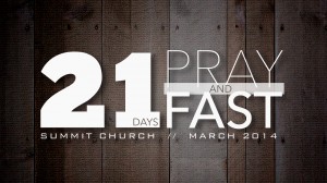 Invitation to 21 Days of Fasting and Prayer